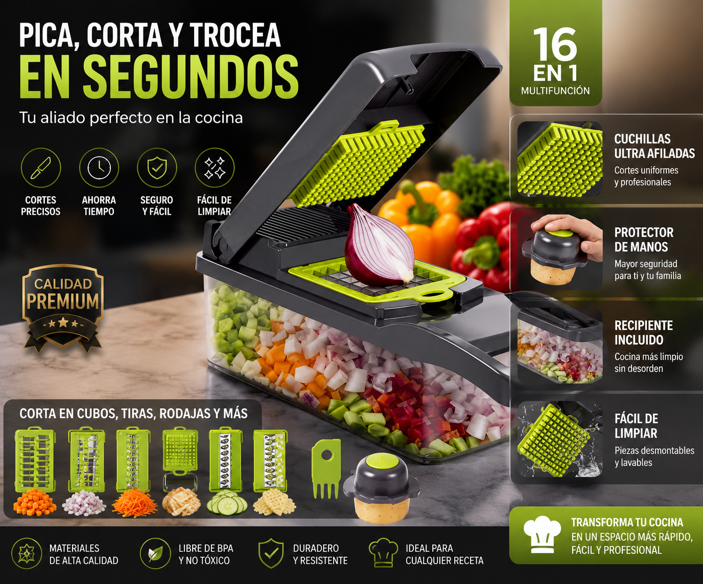 PICADOR DE VERDURAS